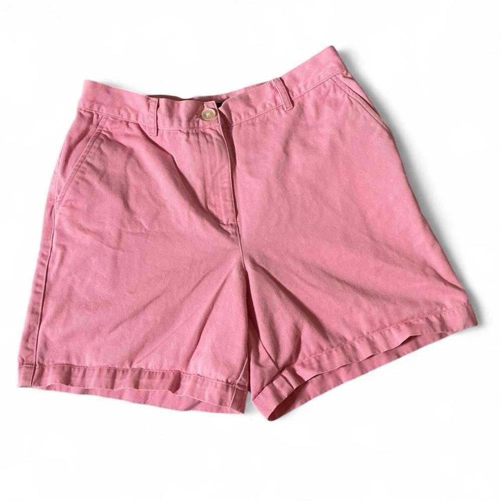 Lauren Ralph Old Money Preppy Pink Chino Shorts 100% Cotton Size 6P Minimalist